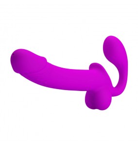 PRETTY LOVE - Kelpie AquaJet Squirting Strap-On (L:15cm - D:3.9cm)